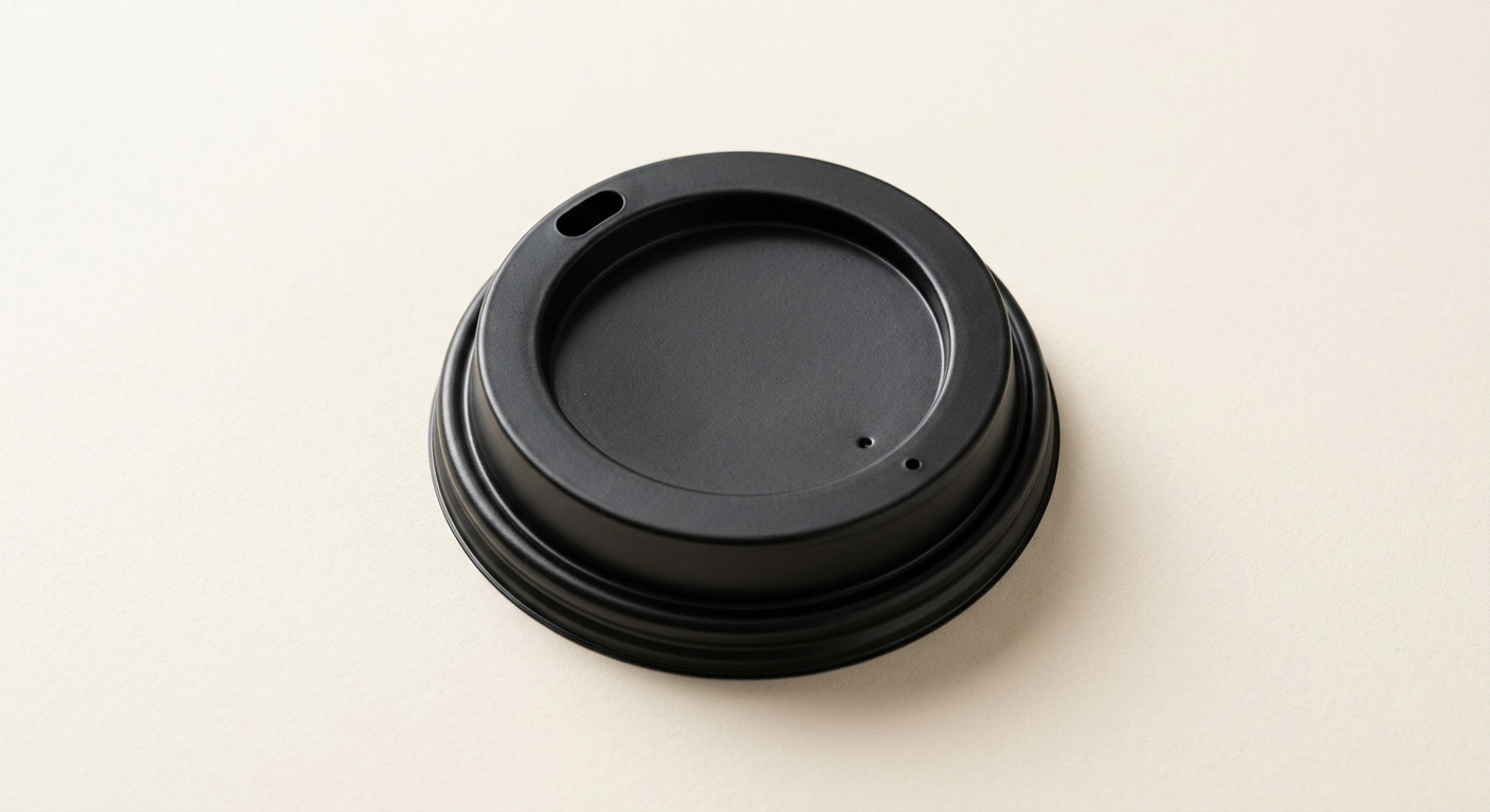 ฝาแบนเจาะรู 80 mm — บรรจุภัณฑ์จาก DD Paper Cup