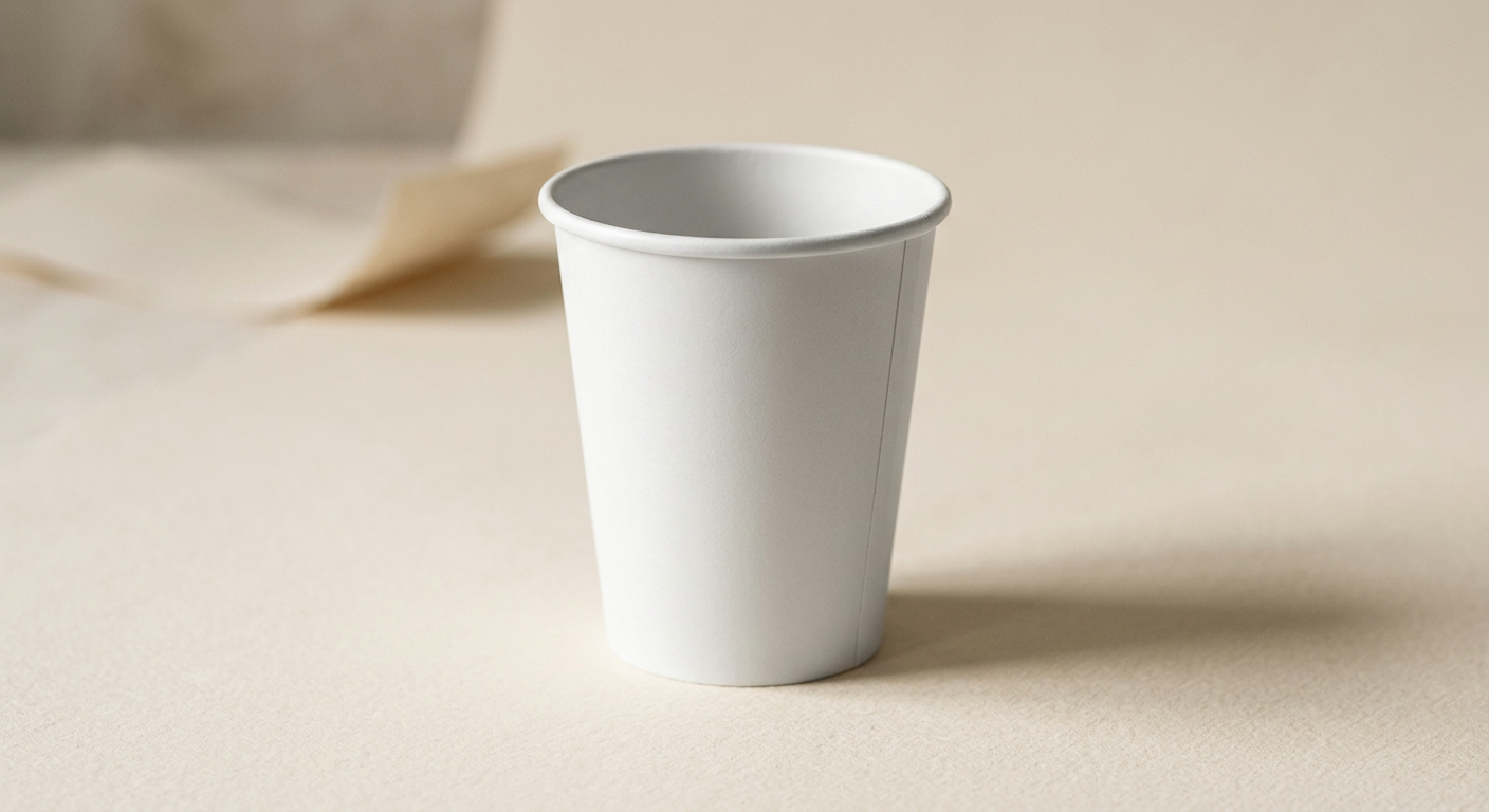 แก้วกระดาษร้อน 8 oz Single Wall — บรรจุภัณฑ์จาก DD Paper Cup